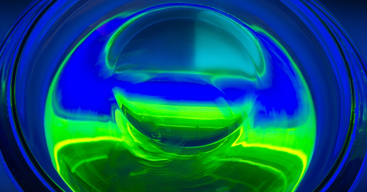 Abstract image showing the fusion of the two visual styles