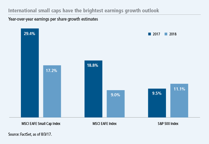International small caps have the brightest earnings growth outlook
