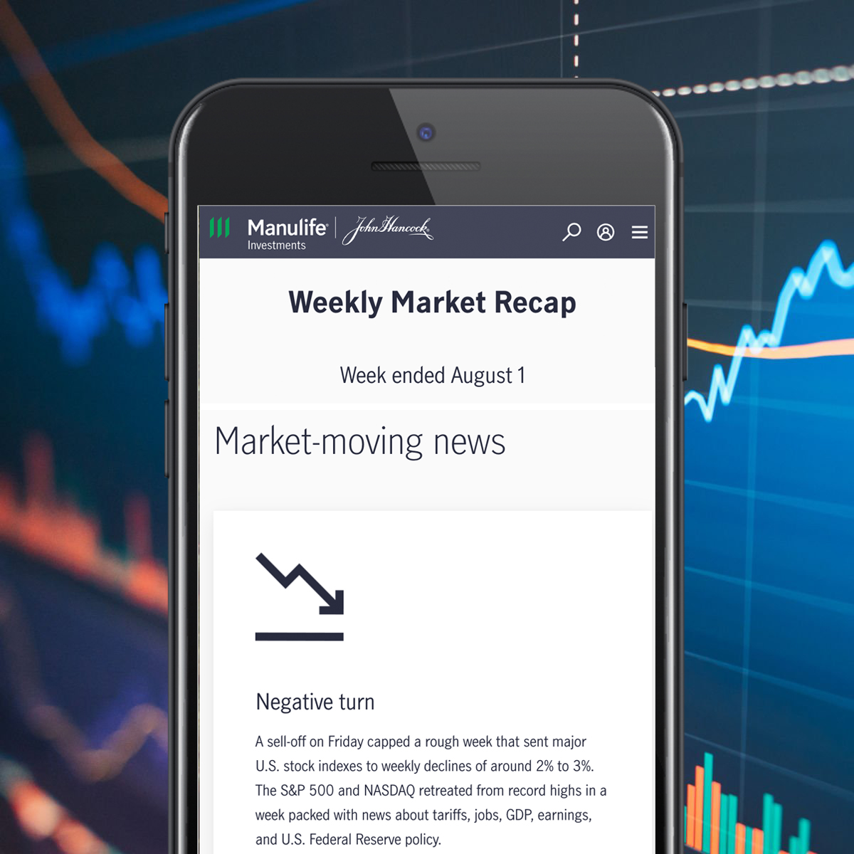Get Weekly Market Recap delivered to your inbox every Monday morning
