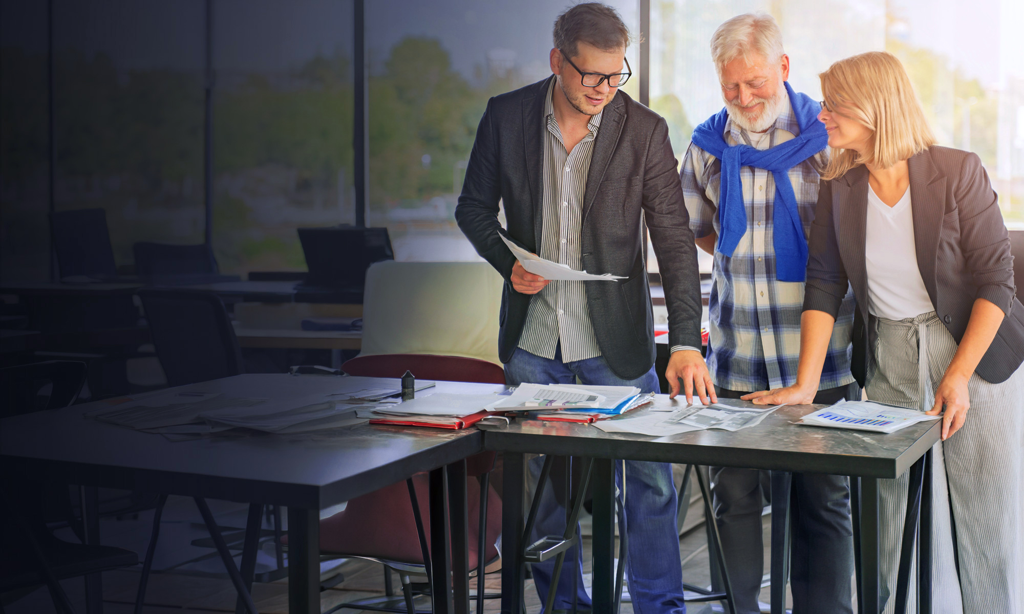 Solid colored background banner