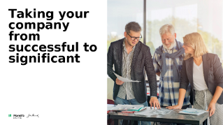 Business owner client seminar: taking your company from successful to significant - EJ