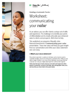 Creating a Sustainable Practice
