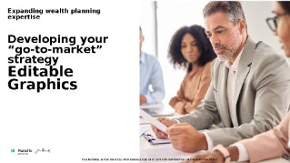 Developing your go-to-market strategy editable graphics
