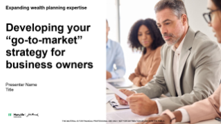 Developing your go-to-market strategy for business owners