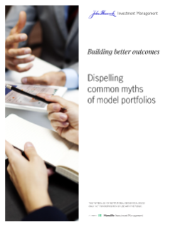 Dispelling common myths of model portfolios brochure