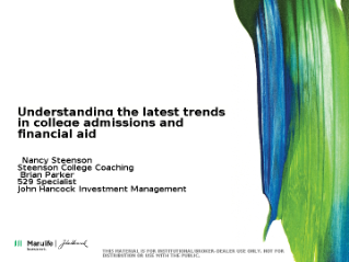 Understanding the latest trends in college admissions and financial aid