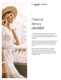 Financial literacy checklist