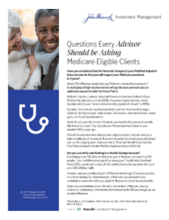 Questions every advisor should be asking their Medicare-eligible clients