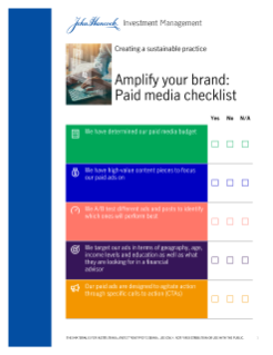 Paid media checklist
