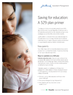 Saving for education: A 529 primer
