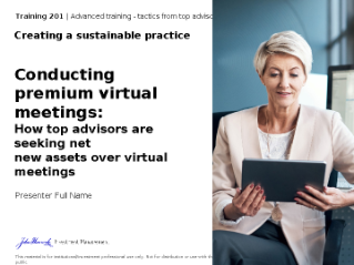 Virtual meeting 201 & 301 presentation