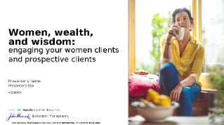 Women, wealth, and wisdom: Case studies, worksheets, and checklists to empower your journey