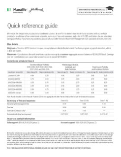 529 Quick reference guide flyer