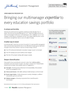 Bringing our multimanager expertise to every college savings portfolio