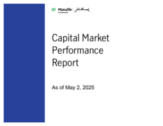 Capital Market Performance Report John Hancock Investment Management