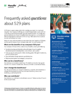 Frequently asked questions about 529 plans