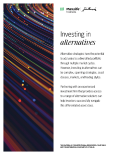 Investing in alternatives with John Hancock Investment Management