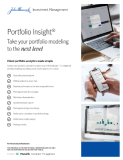Portfolio Insight: take your portfolio modeling to the next level - Edward Jones