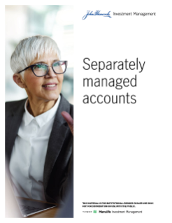 Separately managed accounts brochure