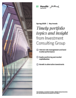 Timely portfolio topics and insight―Investment Consulting Group