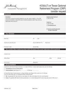 403(b) transfer request form