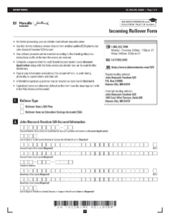 529 College Savings Plan incoming rollover form 