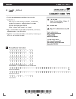 529 College Savings Plan account features form 