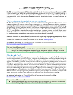 Manulife Investment Management (US) LLC customer relationship summary (CRS) form and link to our Form ADV