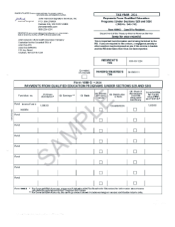 Sample Form 1099-Q