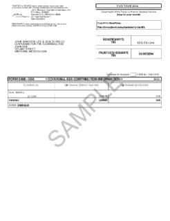 Sample Form 5498-ESA