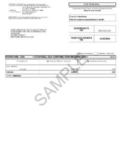 Sample Form 5498-ESA 