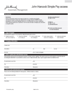 Simple Pay access form