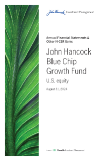 John Hancock Blue Chip Growth Fund annual report