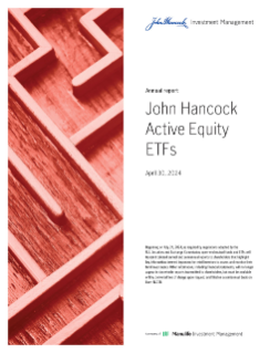 John Hancock Disciplined Value International Select ETF annual report