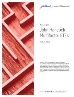 John Hancock Multifactor Developed International ETF annual report