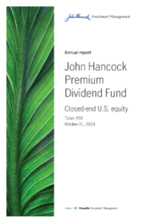 John Hancock Premium Dividend Fund annual report