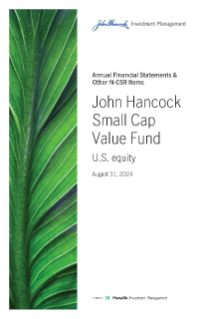John Hancock Small Cap Value Fund annual report