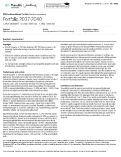 John Hancock Freedom 529 2037-2040 Portfolio quarterly commentary