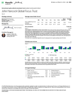 John Hancock Global Focus Trust