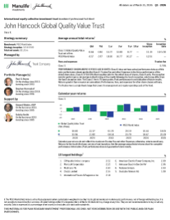 John Hancock Global Quality Value Trust