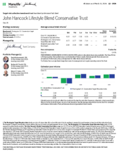 John Hancock Lifestyle Blend Conservative Trust