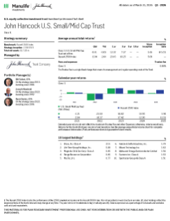 John Hancock U.S. Small/Mid Cap Trust