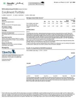 John Hancock Freedom 529 Enrollment Portfolio investor fact sheet