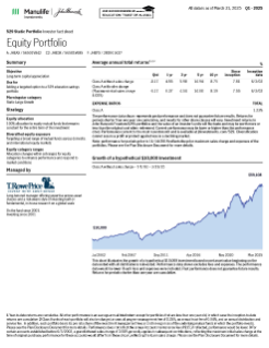 John Hancock Freedom 529 Equity Portfolio investor fact sheet