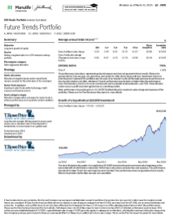 John Hancock Freedom 529 Future Trends Portfolio investor fact sheet