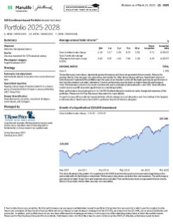 John Hancock Freedom 529 Portfolio 2025-2028 investor fact sheet