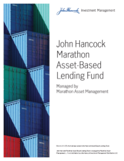 Marathon Asset-Based Lending Fund brochure