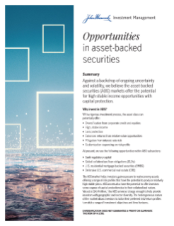 Opportunities in asset-backed securities brochure