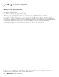 John Hancock Equity, Fixed Income and International Fund Class NAV prospectus