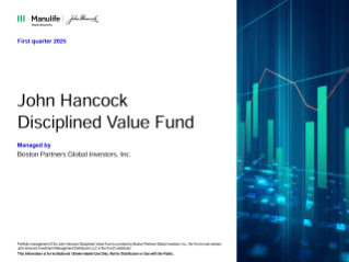 John Hancock Disciplined Value Fund product pitchbook